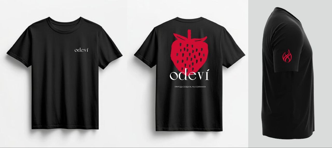 ODEVI: Корпоративный мерч · дизайн формы